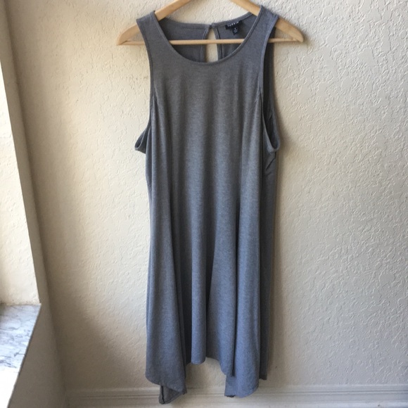 Torrid Grey Jersey Handkerchief Trapeze Dress - Picture 3 of 5